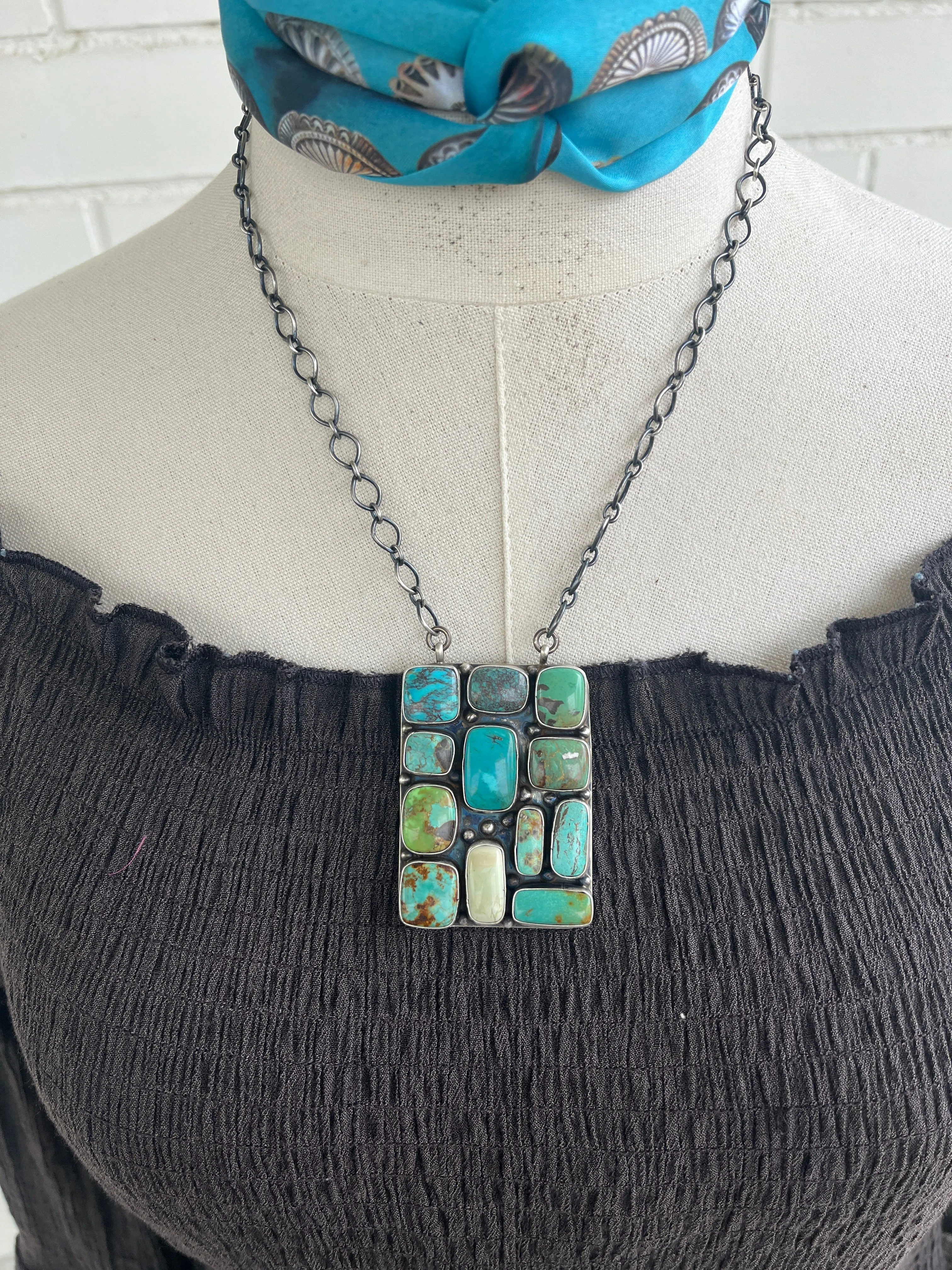 Freeform Kingman Necklace #3