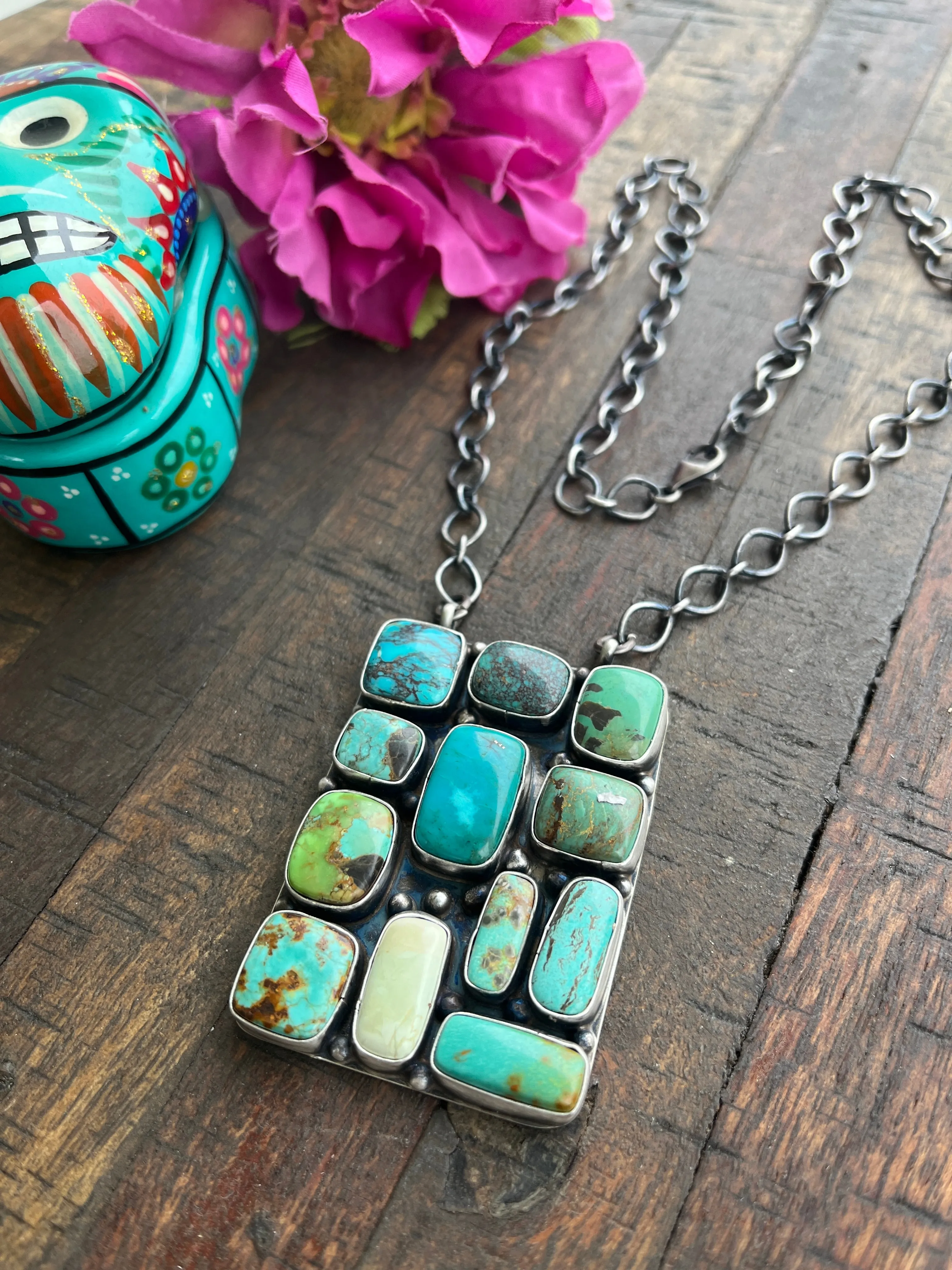 Freeform Kingman Necklace #3