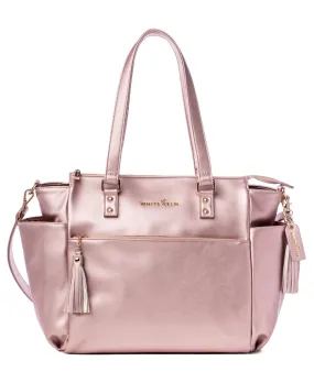 Gemini Convertible Backpack - Pink Metallic