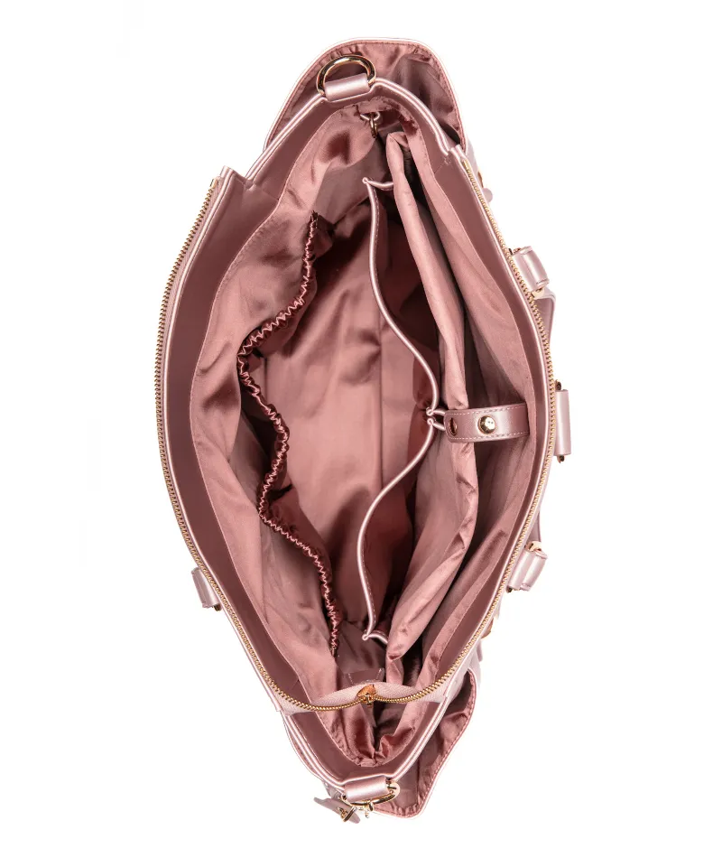 Gemini Convertible Backpack - Pink Metallic