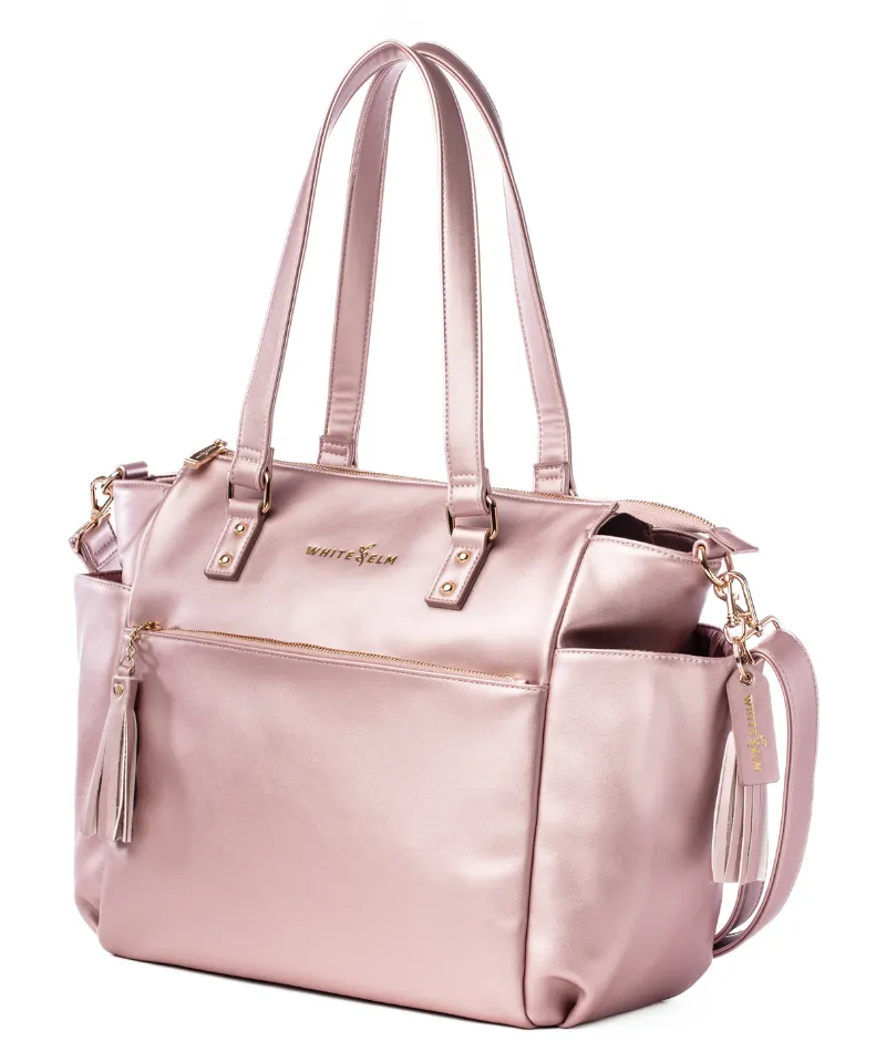 Gemini Convertible Backpack - Pink Metallic