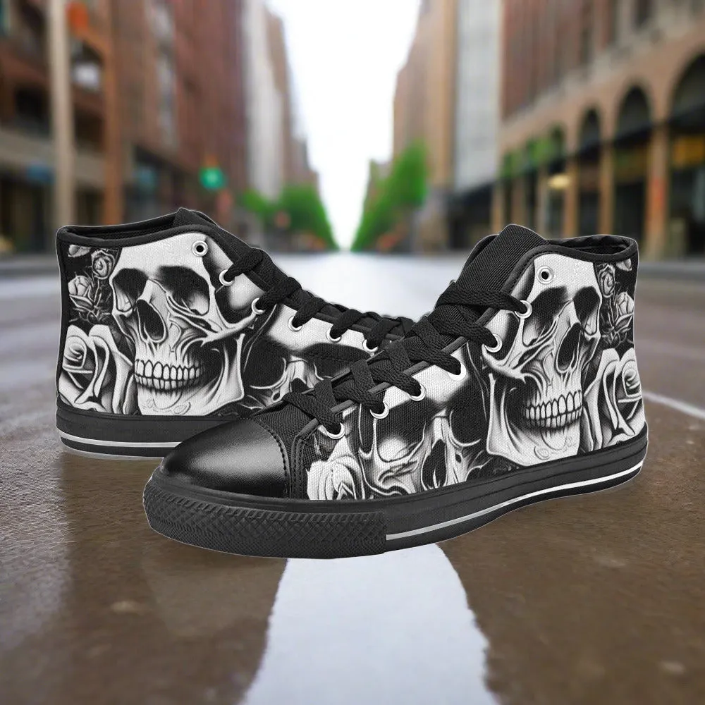 Grey Skulls & Roses Men