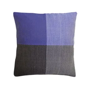 Handwoven cushion cover - Himalayan Merino Wool - Midnight Blue