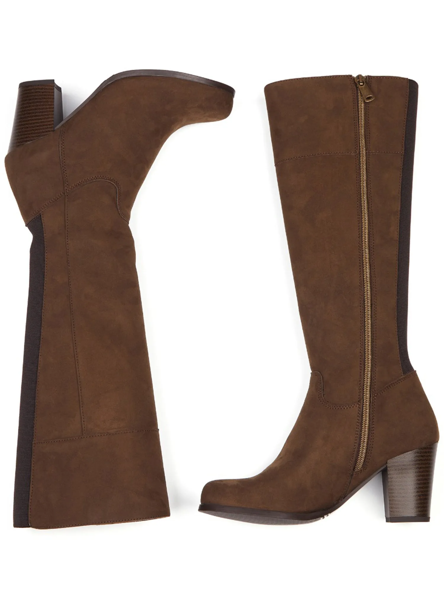 Heeled Knee High Boots