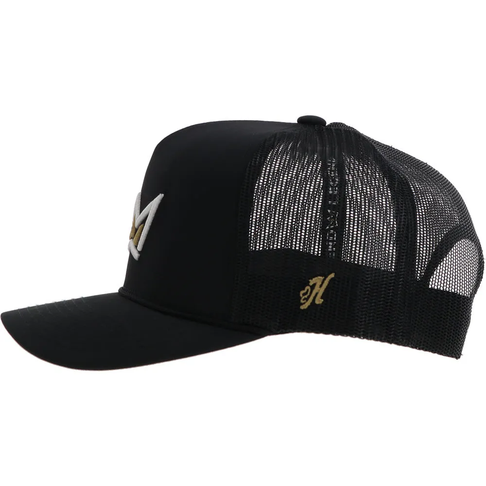 HOOEY SAGE KIMZEY BLACK W/ WHITE & YELLOW LOGO HAT