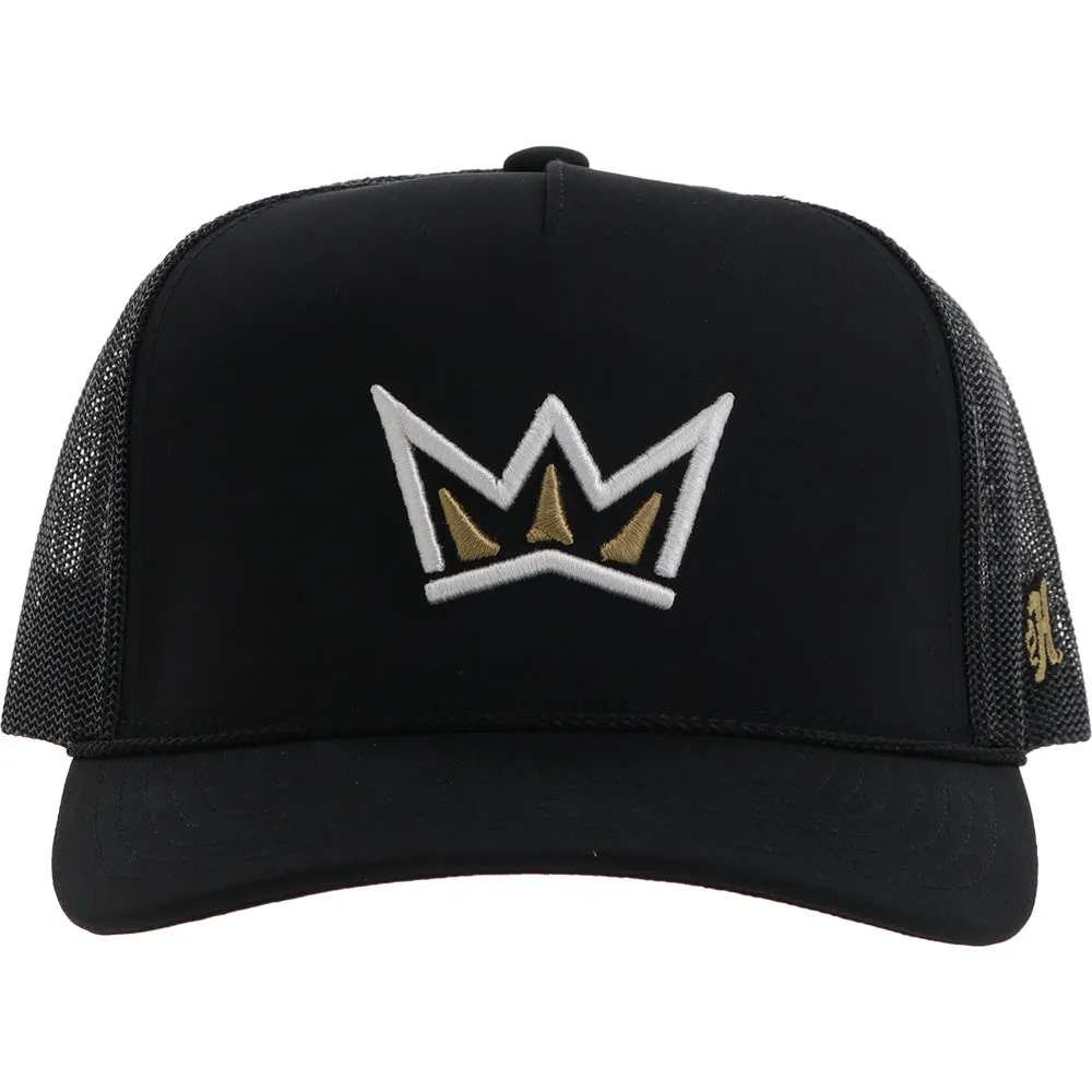 HOOEY SAGE KIMZEY BLACK W/ WHITE & YELLOW LOGO HAT