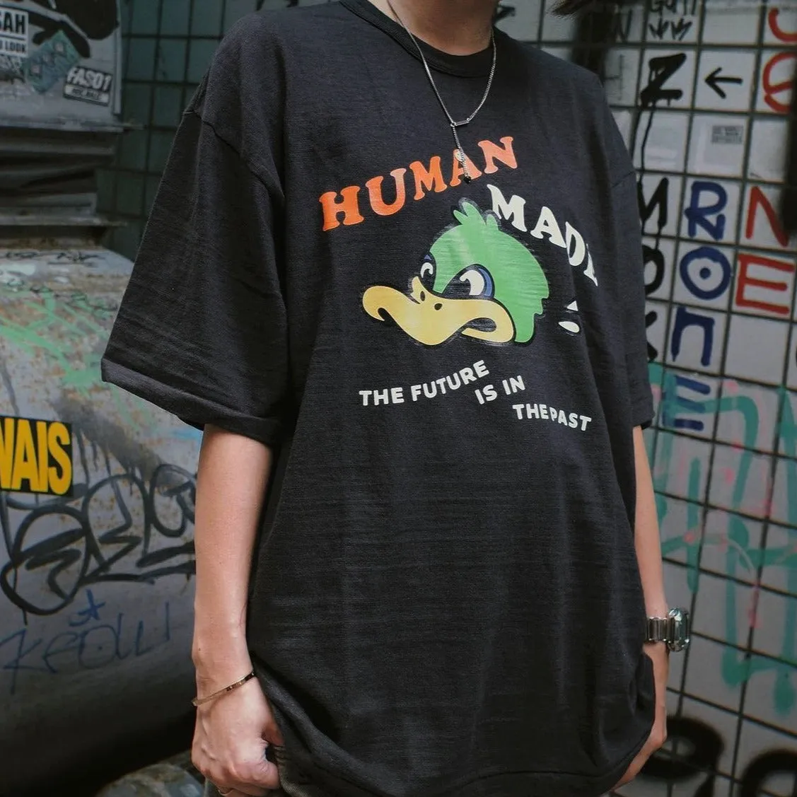 Human Made Duck Tee Black