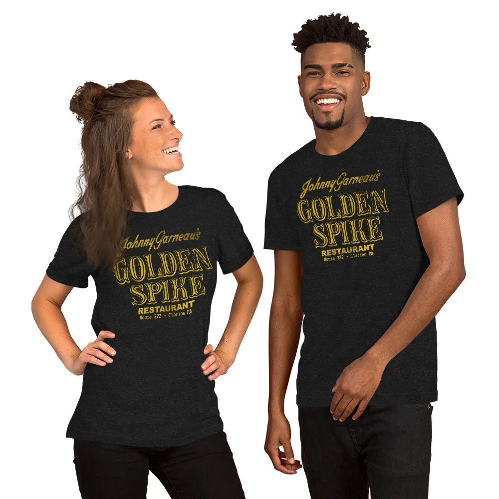 Johnny Garneau's Golden Spike - Unisex t-shirt