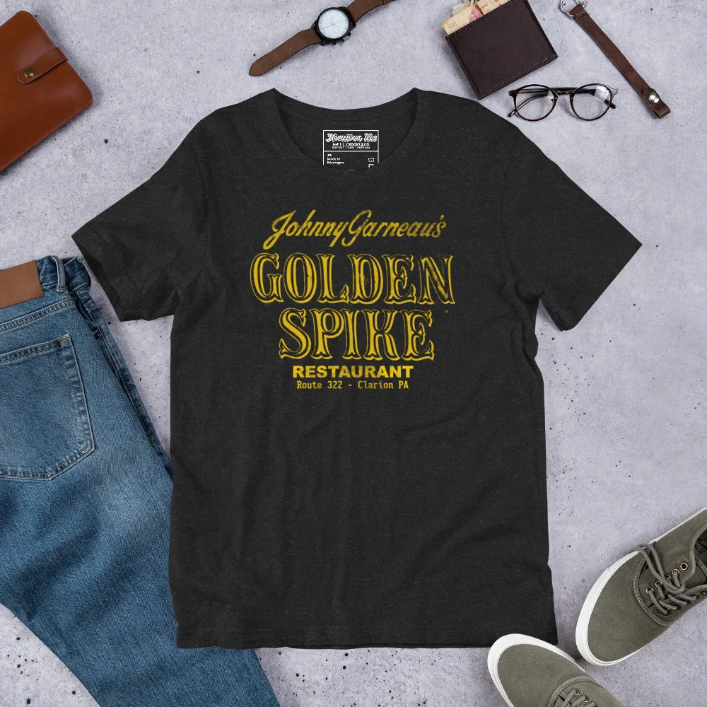 Johnny Garneau's Golden Spike - Unisex t-shirt