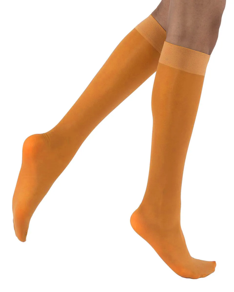 Juzo Soft 2001 Closed Toe Knee Highs w/ Silicone Top Band 20-30 mmHg