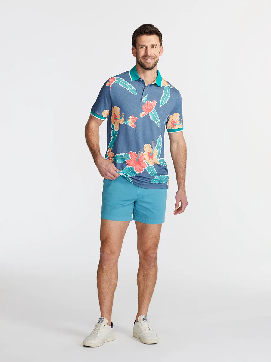 Knit Polo (Floral Reef)