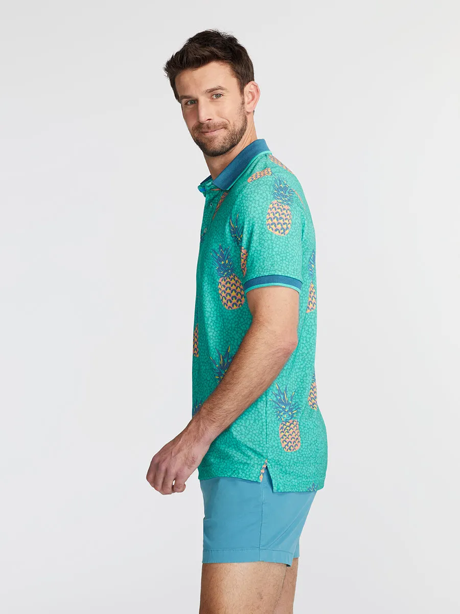 Knit Polo (Green Giant)