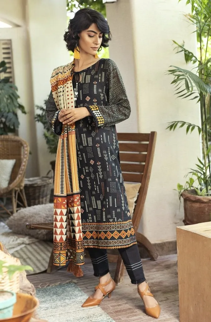 Lakhany Khaddar 3 PC Suit LAK09