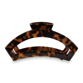 Large Teleties Open Claw Clip - Tortoise