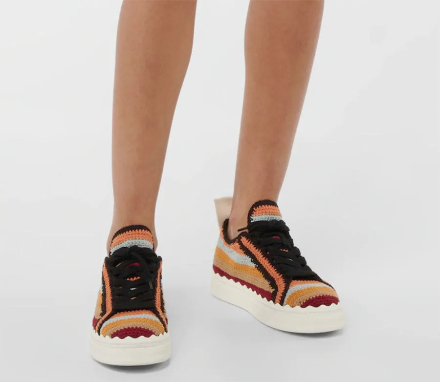 Lauren Crochet Sneakers, Multi