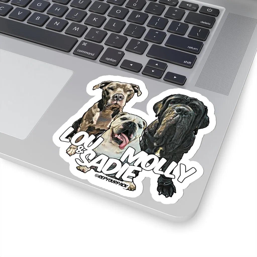 Lou, Molly & Sadie Stickers