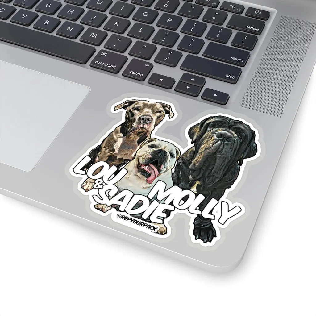 Lou, Molly & Sadie Stickers