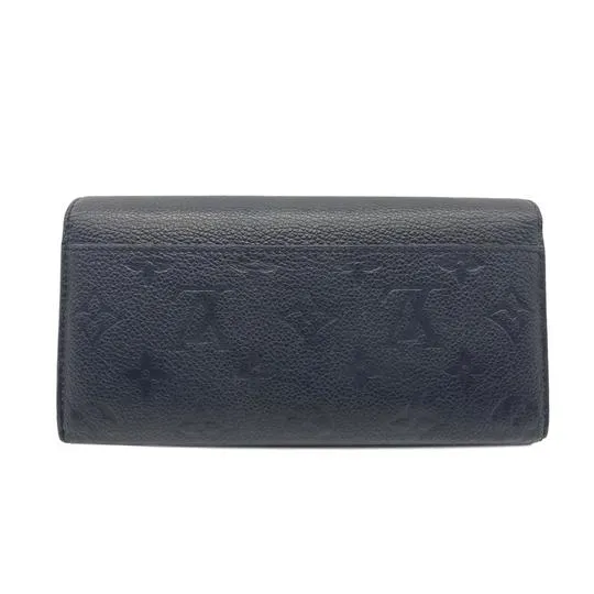 Louis Vuitton Black Sarah Empreinte Noir Wallet