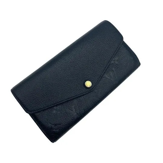 Louis Vuitton Black Sarah Empreinte Noir Wallet