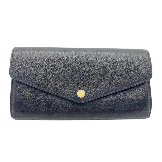 Louis Vuitton Black Sarah Empreinte Noir Wallet