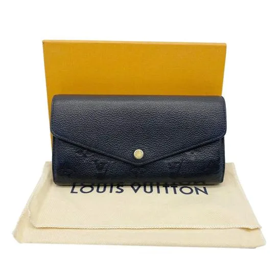 Louis Vuitton Black Sarah Empreinte Noir Wallet