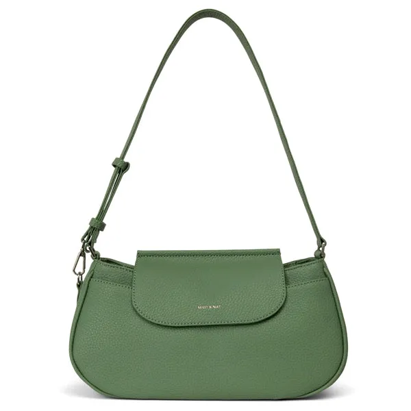 Matt & Nat Women's Purses - Piper/Purity Shoulder Bag - Herb