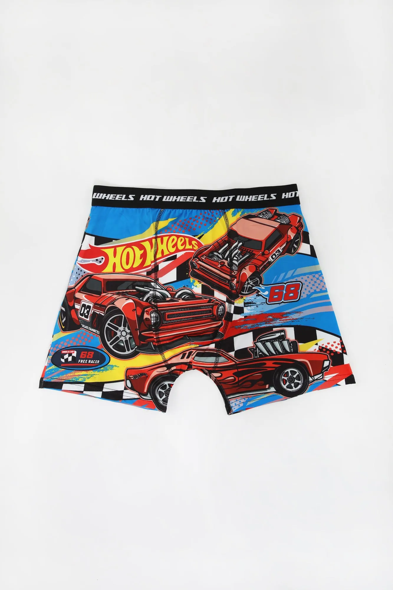 Mens Hot Wheels Boxer Brief