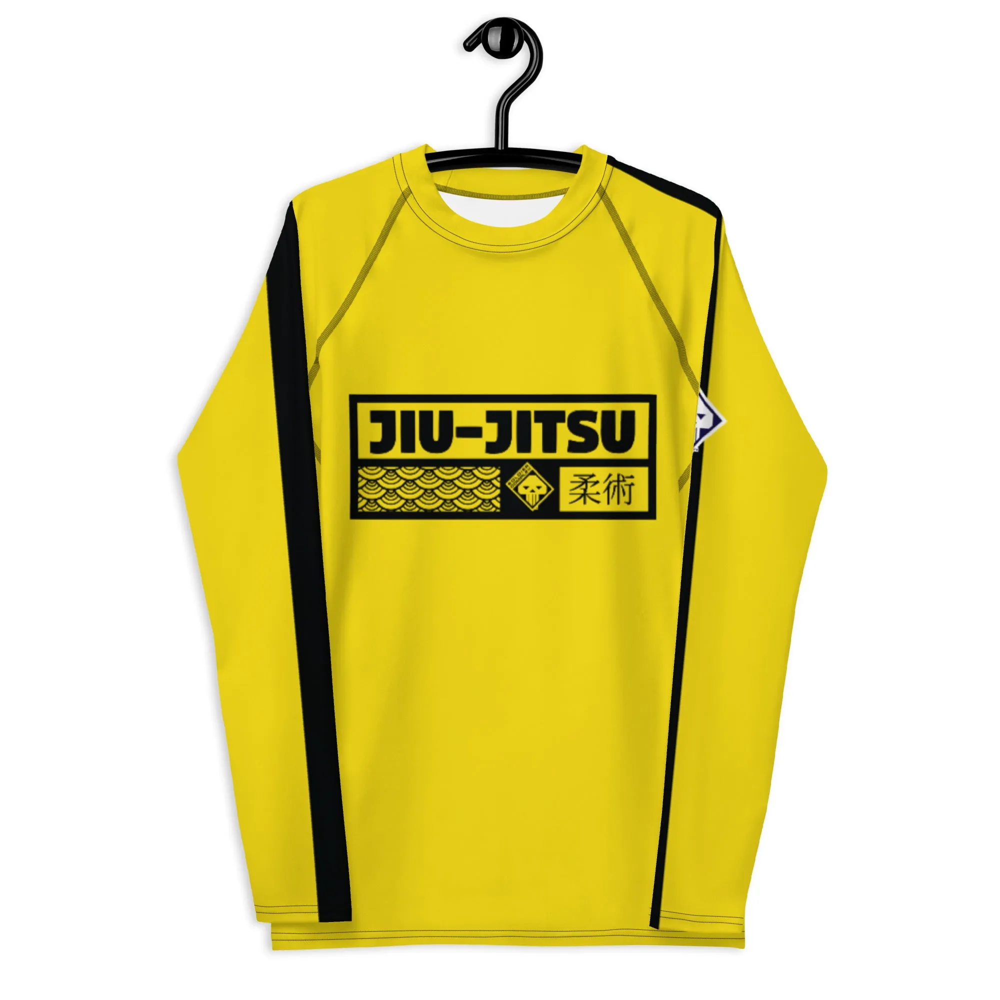 Mens Long Sleeve BJJ Rash Guard - Jiu-Jitsu 019 - Bruce Lee Game of Death