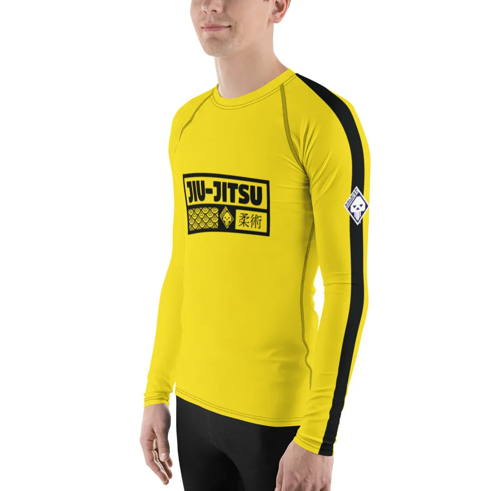 Mens Long Sleeve BJJ Rash Guard - Jiu-Jitsu 019 - Bruce Lee Game of Death