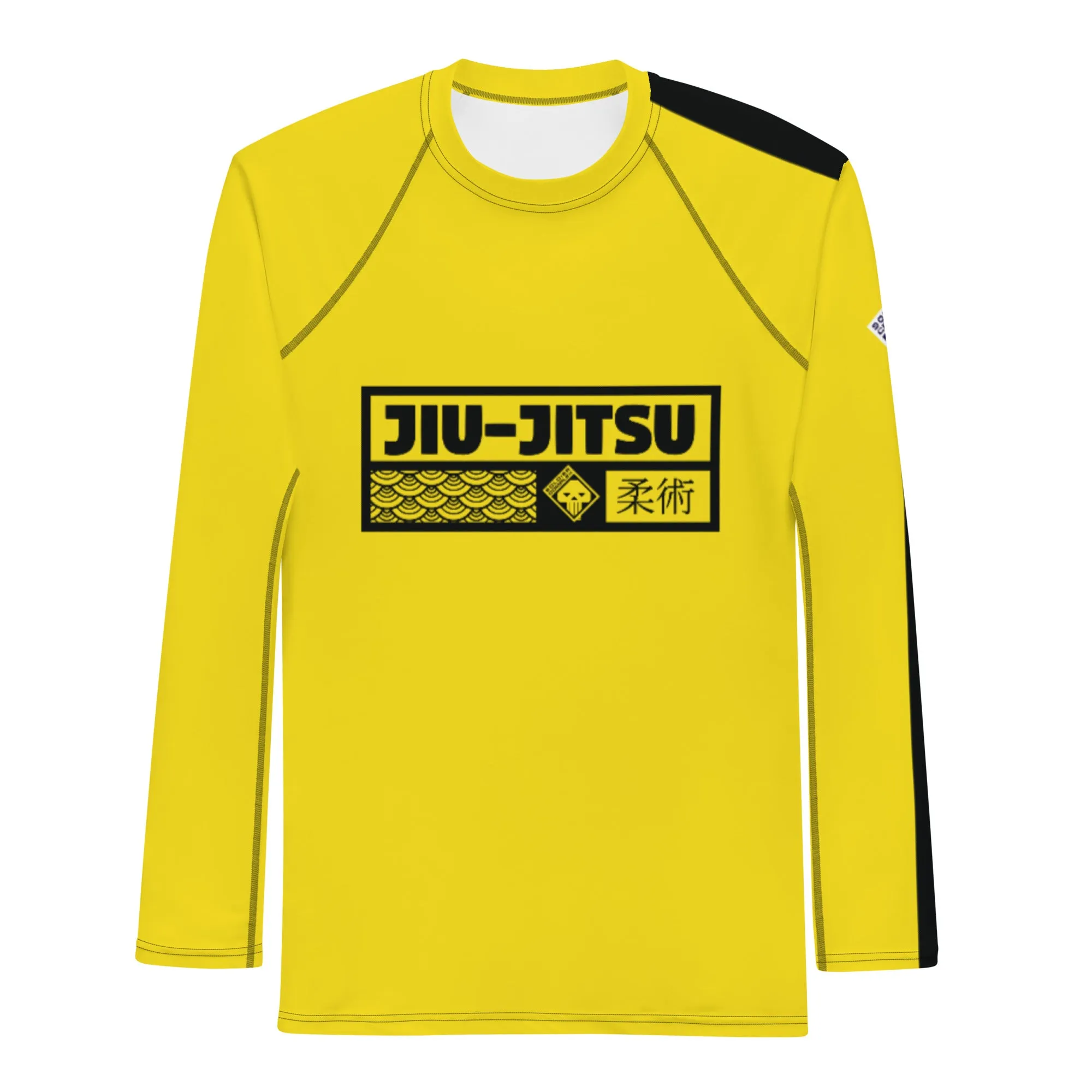 Mens Long Sleeve BJJ Rash Guard - Jiu-Jitsu 019 - Bruce Lee Game of Death