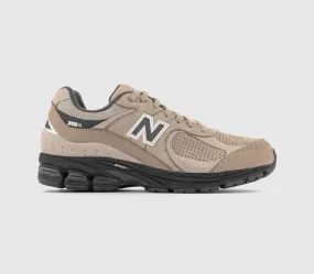 Mens New Balance 2002R Trainers Driftwood Black