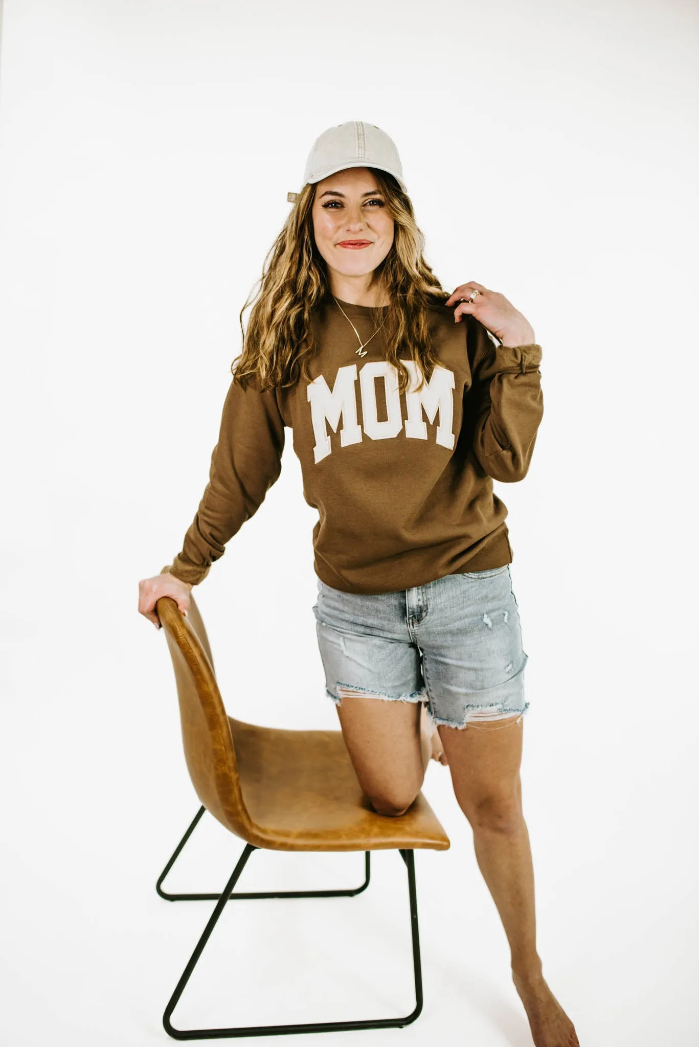 MOM Varsity Letter Sweatshirt