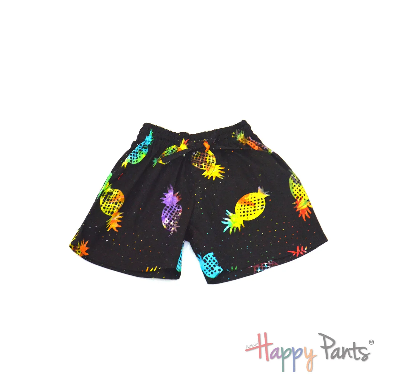 Multicolour Pineapples Shorts for Girls