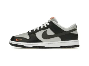 Nike Dunk Low "Grey Black Orange Mini Swoosh"