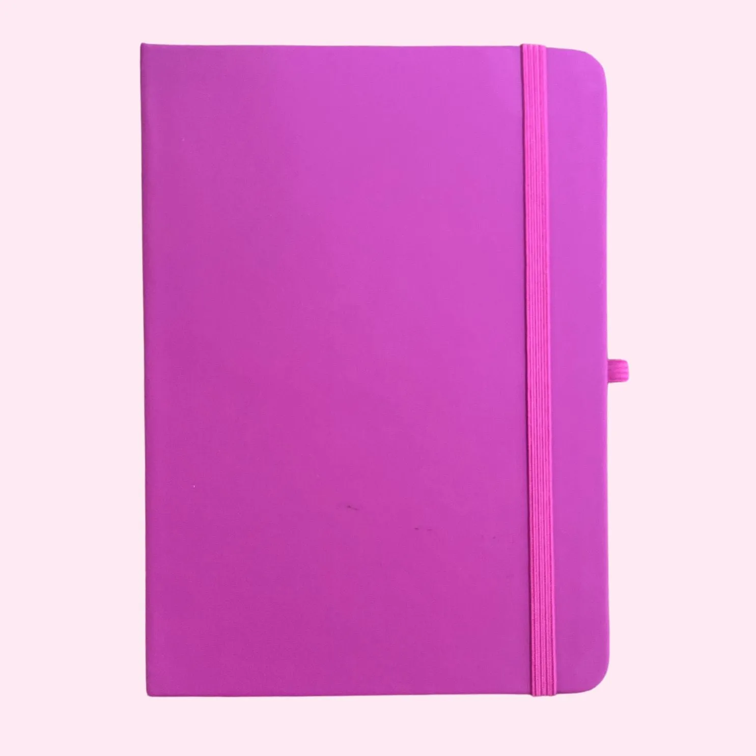 Notebook - Dark Pink Lined Journal