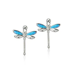 Opal Island Dragonfly Earrings