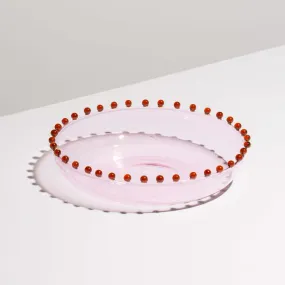 Pearl Platter in Pink   Amber