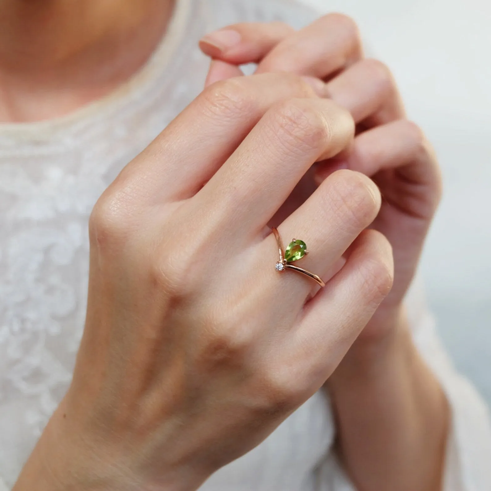 Peridot Ring Morgana