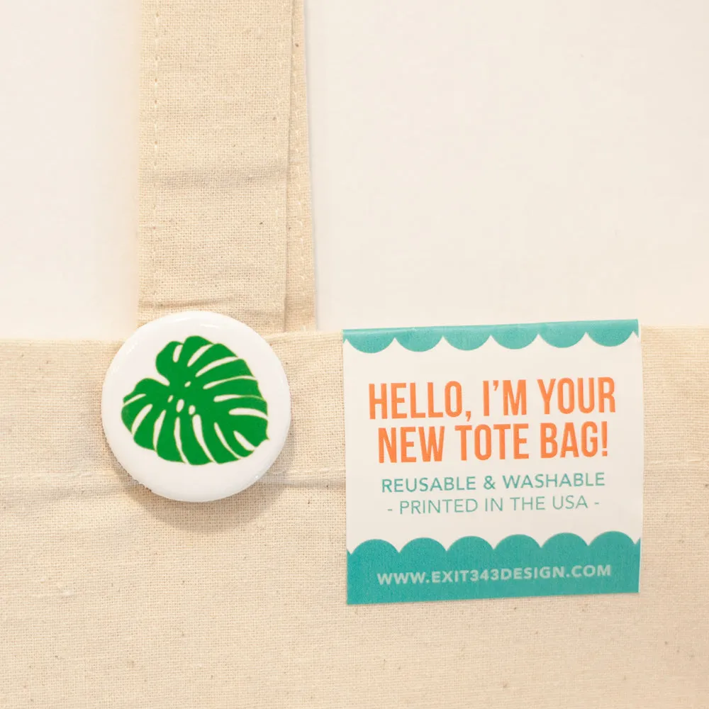 Plantrovert tote bag, plant lover gift idea, plant collector gift, plant themed tote bag