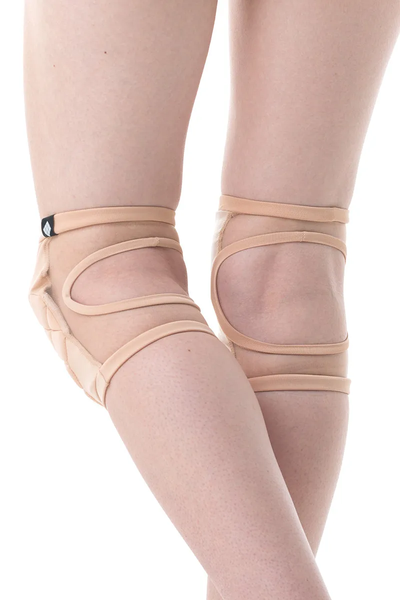 Poledancerka Grippy Kneepads - Powder 00 (with Pocket)