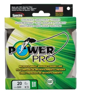 Power Pro Moss Green 20 lb 300 yds Braided Fishing Line