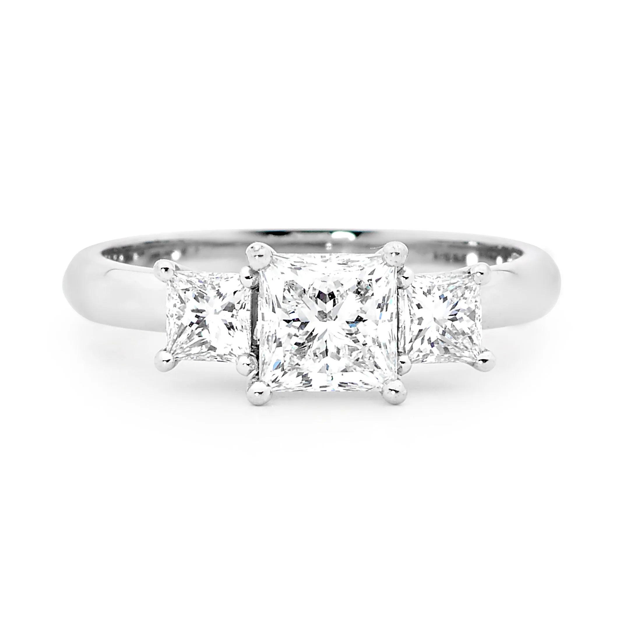 Princess cut diamond ring