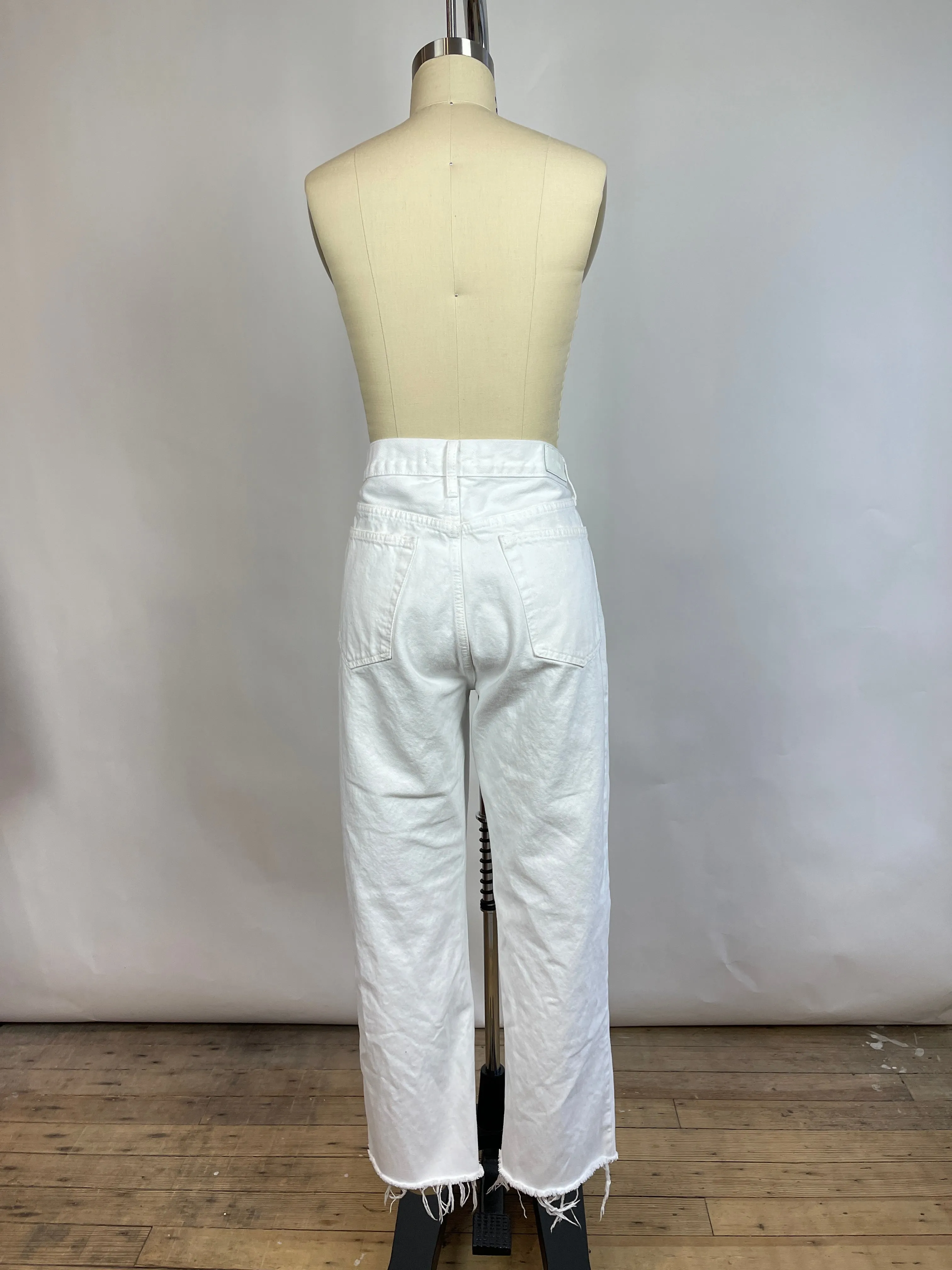 Re/Done 70s Stove Pipe White Denim (32/14)