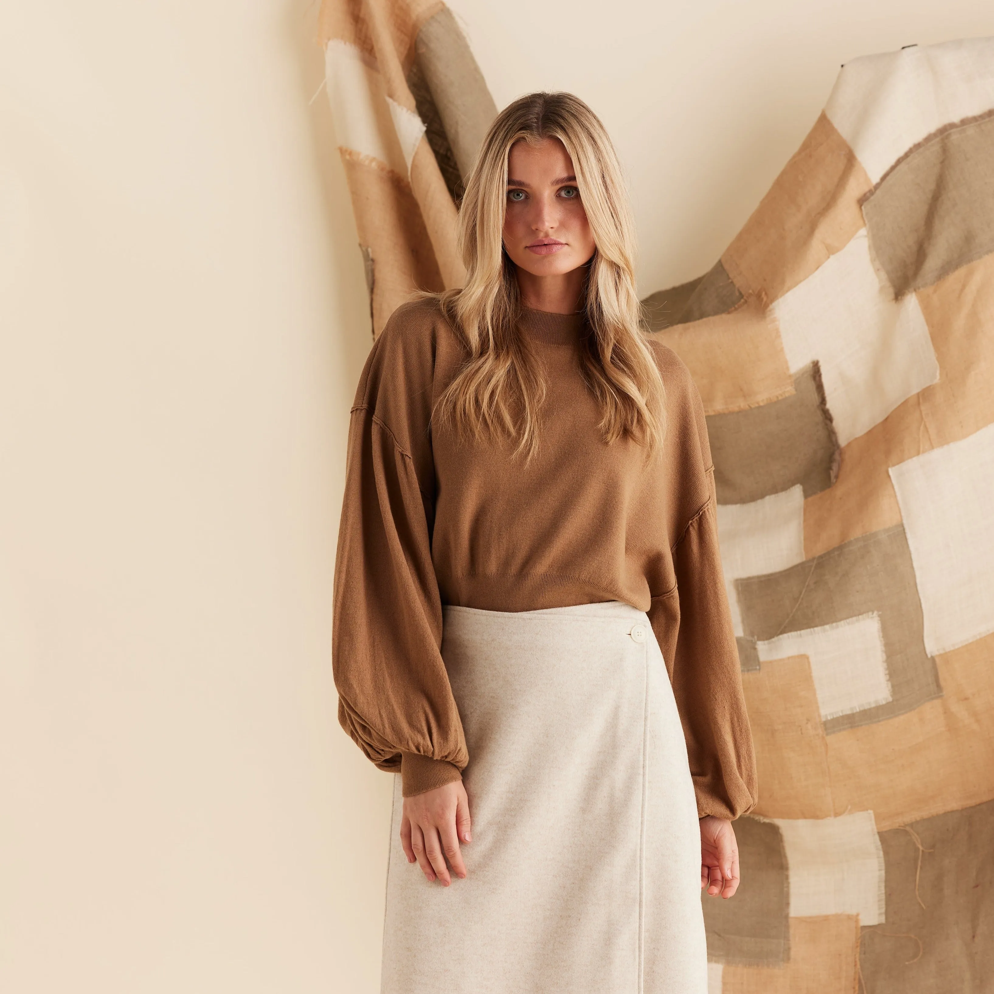 Shanty Anais Knit Camel