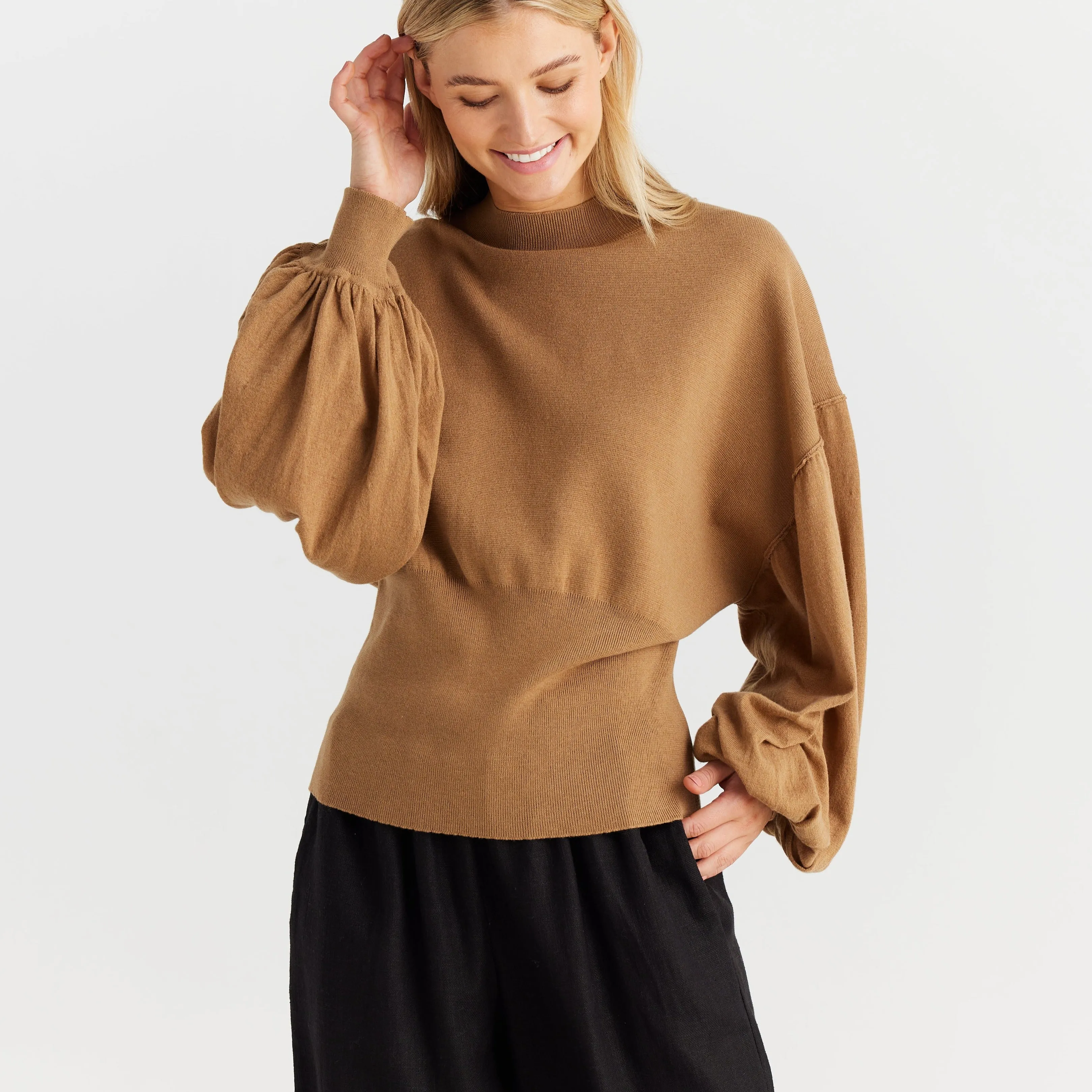 Shanty Anais Knit Camel