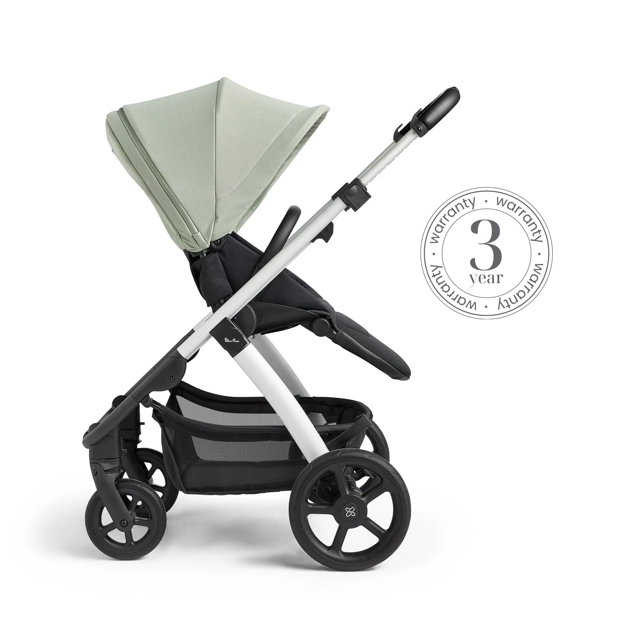 Silver Cross Tide Pram and Accessory Box - Sage