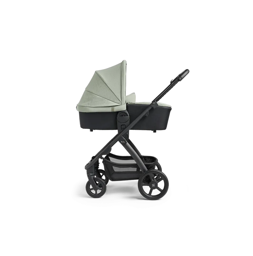 Silver Cross Tide Pram - Sage (Black Chassis)