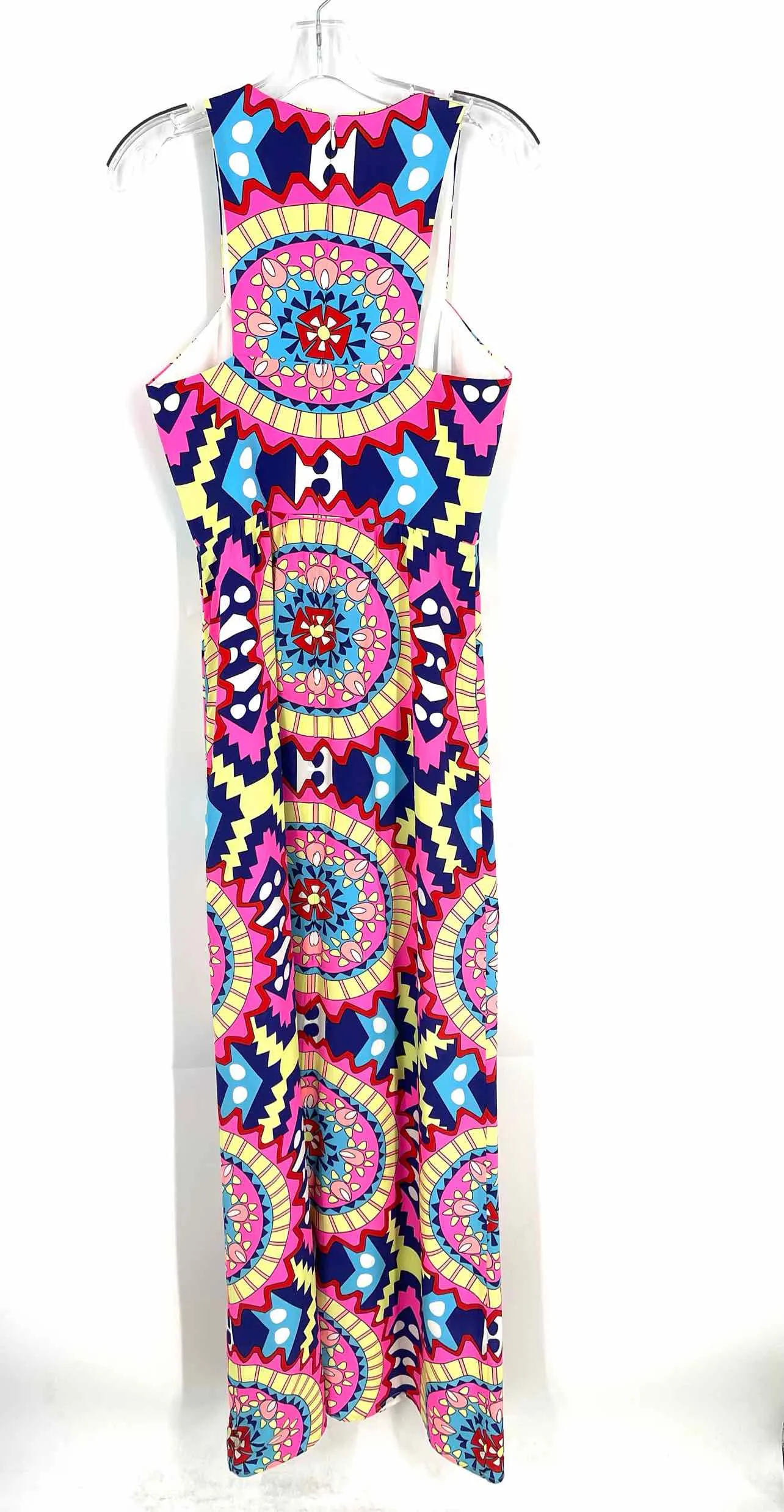 Size 6 Pink/Multi Mandala Maxi NEW Designer Dress