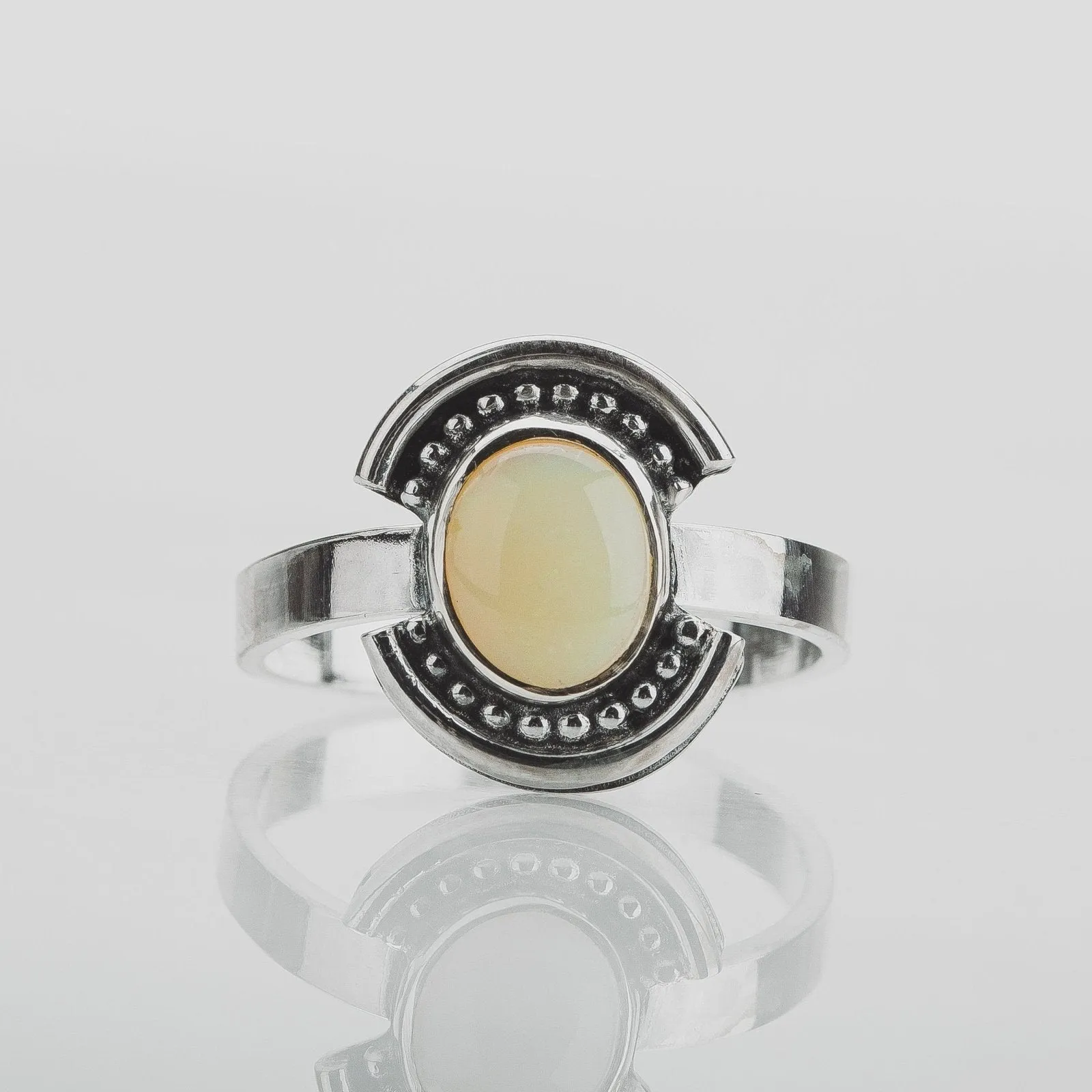 Size 8.5 Opal Shield Ring