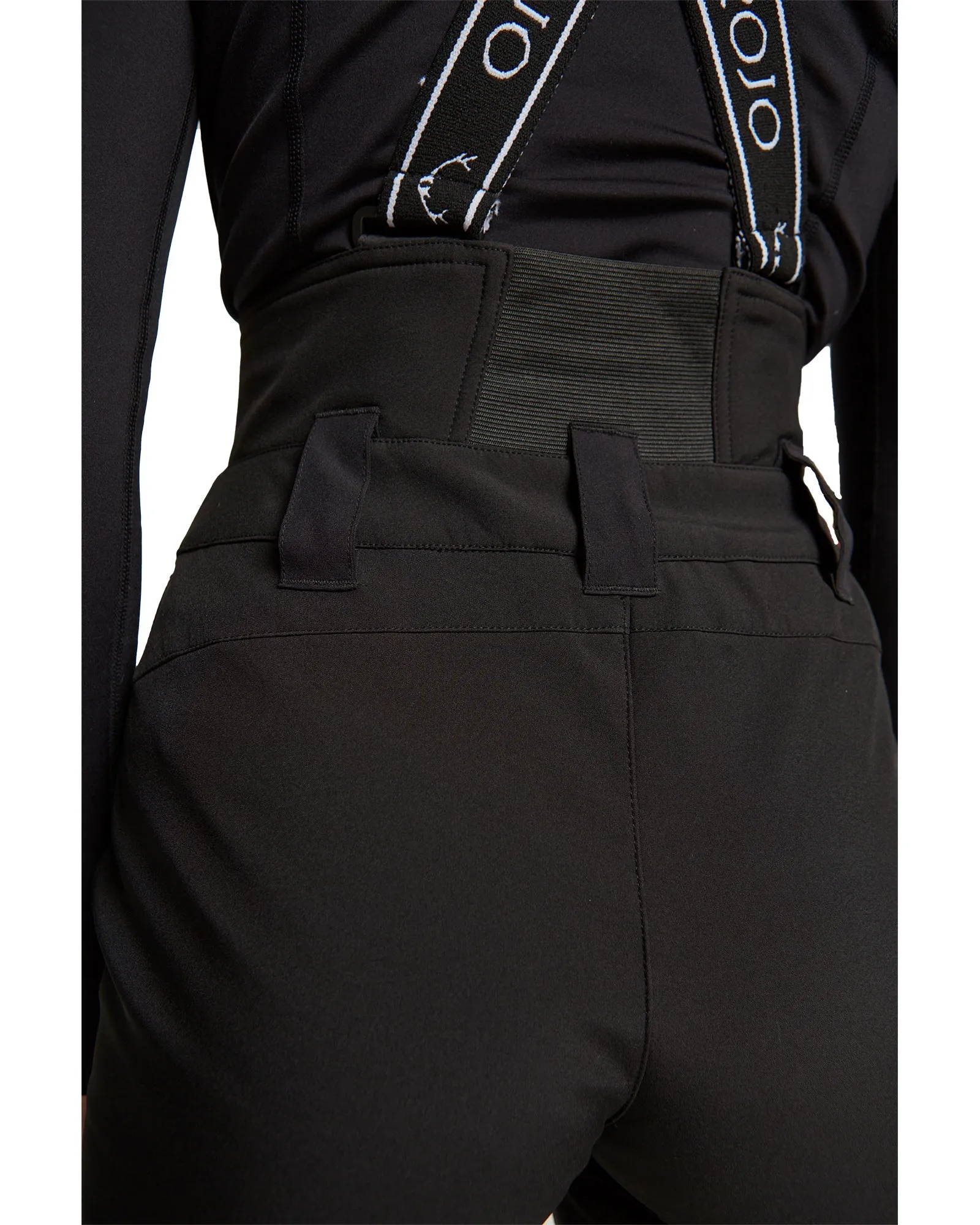 SOFTSHELL HIGH RISE PANT - TRUE BLACK